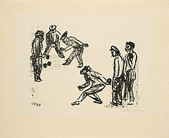 Hermann Max Pechstein - Kugelspieler Blatt VI Aus Italienische Fischer, 80374-428, Van Ham Kunstauktionen