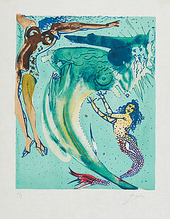 Salvador Dali - The Little Mermaid Aus Hans Christian Anderson Tales, 73172-22, Van Ham Kunstauktionen