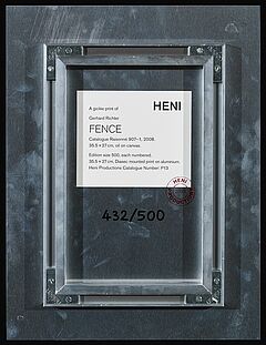 Gerhard Richter - Fence, 58263-8, Van Ham Kunstauktionen