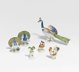 Meissen - 6 Miniaturvoegel, 74087-4, Van Ham Kunstauktionen