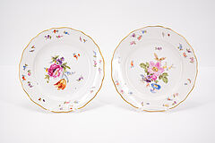 Meissen - 6 Teller mit Blumendekor, 75504-2, Van Ham Kunstauktionen