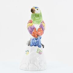 Meissen - Kleiner Papgei auf Baumstumpf, 73793-11, Van Ham Kunstauktionen