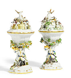 Meissen - Paar Jagdpokale, 73219-5, Van Ham Kunstauktionen