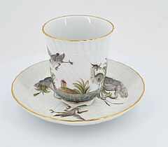 Meissen - Tasse und Untertasse aus dem Schwanenservice, 73185-26, Van Ham Kunstauktionen