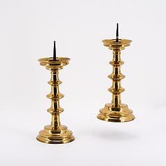 Sueddeutschland - Paar grosse Scheibenleuchter, 81927-1, Van Ham Kunstauktionen