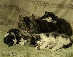 Henriette Ronner-Knip - Auktion 293 Los 777, 45172-7, Van Ham Kunstauktionen