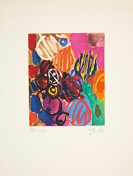 Ernst Wilhelm Nay - Farbaquatinta 1963 - 1 NOR, 57756-4, Van Ham Kunstauktionen