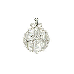 Historische Diamant-Brosche, 81847-8, Van Ham Kunstauktionen