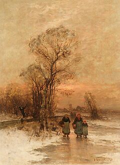 Johann Jungblut - Winterabend, 82169-13, Van Ham Kunstauktionen