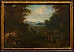 Niederlaendische Schule - Weite Landschaft mit Reitern, 75501-19, Van Ham Kunstauktionen