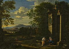 Roemischer Meister - Christus und die Samariterin am Brunnen, 70001-696, Van Ham Kunstauktionen