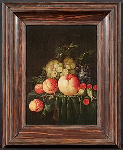 Cornelis de Heem - Stillleben mit Weintrauben Pfirsichen und Aprikosen, 81233-5, Van Ham Kunstauktionen