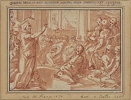 Giovanni Guerra - Der heilige Paulus predigt zu den Juden in Antiochia in Pisidien, 77740-91, Van Ham Kunstauktionen