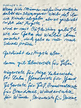 Guenther Uecker - Aus Friedensgebote, 81430-28, Van Ham Kunstauktionen