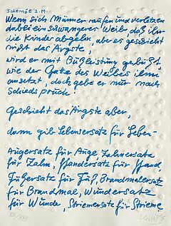 Guenther Uecker - Aus Friedensgebote, 81430-28, Van Ham Kunstauktionen