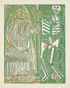 HAP Grieshaber - Der Chorherr Aus Totentanz von Basel, 77998-41, Van Ham Kunstauktionen