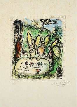 Marc Chagall - Abraham und die drei Engel, 77583-1, Van Ham Kunstauktionen