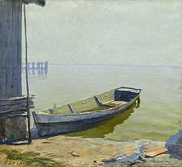 Albert Stagura - Boot am Ufer des Chiemsees, 59036-3, Van Ham Kunstauktionen