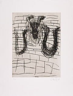 Georg Baselitz - Bruecke Aus Edition 10 Etchings 198788, 76281-3, Van Ham Kunstauktionen