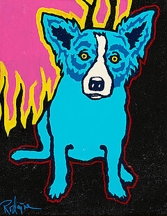 George Rodrigue - She lit my Fire, 81811-1, Van Ham Kunstauktionen