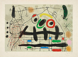 Joan Miro - Aus Le Lezard aux Plumes dOr, 76587-4, Van Ham Kunstauktionen