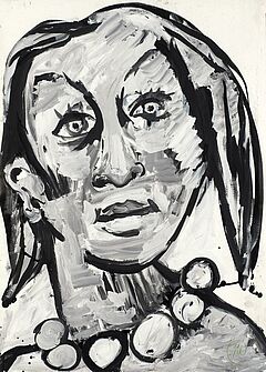 Markus Luepertz - Ohne Titel Frau, 55772-2, Van Ham Kunstauktionen