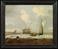 Cornelis Pietersz de Mooy - Schiffe auf rauer See<br >, 300013-11, Van Ham Kunstauktionen