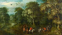 Abraham Govaerts - Waldlandschaft mit Reisenden, 63230-1, Van Ham Kunstauktionen