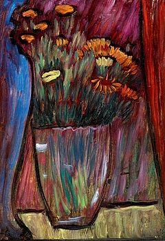 Alexej Jawlensky - Grosses Stillleben Blumen in Vase Blumen im Topf, 58375-2, Van Ham Kunstauktionen