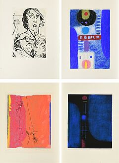 Max Ackermann - Konvolut von 4 Grafiken, 62313-1, Van Ham Kunstauktionen