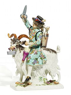 Meissen - Schneider auf Ziegenbock, 58952-30, Van Ham Kunstauktionen