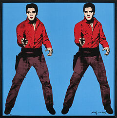 Andy Warhol - Elvis stehend - Blau, 81307-1, Van Ham Kunstauktionen