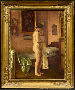 August Rieper - Dame bei ihrer Morgentoilette, 75492-20, Van Ham Kunstauktionen