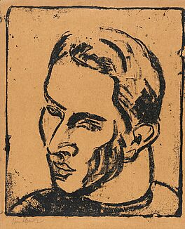 Ernst Ludwig Kirchner - Athletenkopf, 77671-18, Van Ham Kunstauktionen