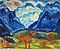 Fritz Schaefler - Ohne Titel Blaue Berge, 76460-2, Van Ham Kunstauktionen