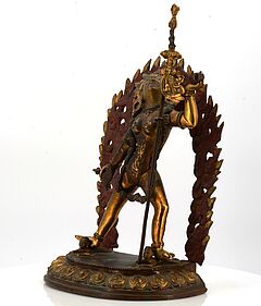 Grosse Figur der Dakini Vajrayogini, 66857-7, Van Ham Kunstauktionen