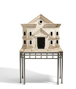 Italien - Architekturmodell als Barschrank, 77076-1, Van Ham Kunstauktionen