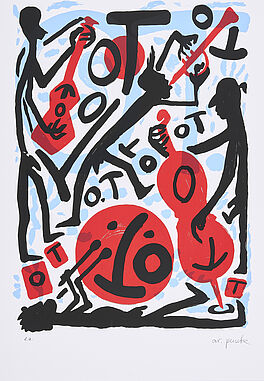 AR Penck - Ohne Titel, 75038-8, Van Ham Kunstauktionen