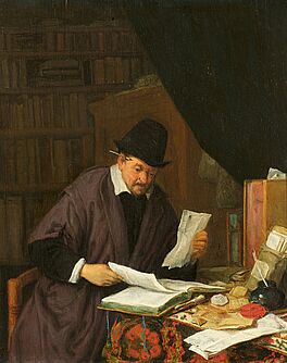 Adriaen von Ostade - Der Rechtsgelehrte am Schreibtisch, 81233-6, Van Ham Kunstauktionen