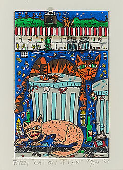 James Rizzi - Cat on a Can, 69485-15, Van Ham Kunstauktionen