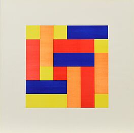 Richard Paul Lohse - Farbenergien in vier Richtungen 1960 rot, 63816-23, Van Ham Kunstauktionen