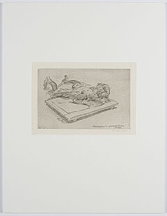 Friedrich Kallmorgen - Konvolut aus 5 Druckgraphiken Die Elbe bei Altona Spitzbergen Mausi zeichnet in Grossvaters Atelier Sonnenglanz und Strassenansicht, 69447-126, Van Ham Kunstauktionen