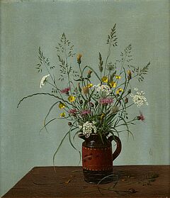 Herbert Boettger - Wiesenblumen-Strauss in Milchkanne, 80932-1, Van Ham Kunstauktionen