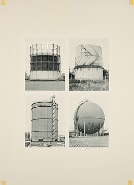 Bernd und Hilla Becher - Vier Gasometer, 82151-1, Van Ham Kunstauktionen