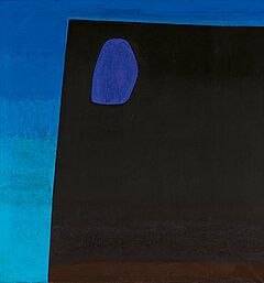 Rupprecht Geiger - Schwarze Form vor Blau, 75249-2, Van Ham Kunstauktionen