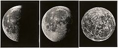 Anonym - Lunar Photography  Three moon phases, 68004-307, Van Ham Kunstauktionen