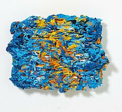 Bernd Schwarzer - Europaeischer Vulkan gold-blau, 58813-1, Van Ham Kunstauktionen