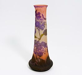 Emile Galle - Grosse Vase mit Hortensiendekor, 65264-7, Van Ham Kunstauktionen