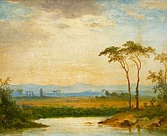 Carl Morgenstern - Italienische Landschaft, 55408-2, Van Ham Kunstauktionen
