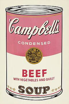 Andy Warhol - Campbells Soup I Beef, 81021-2, Van Ham Kunstauktionen